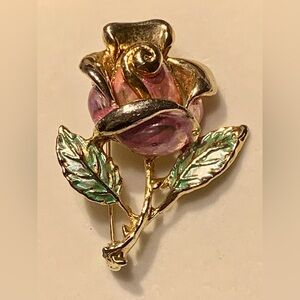 Vintage Rose Brooch
